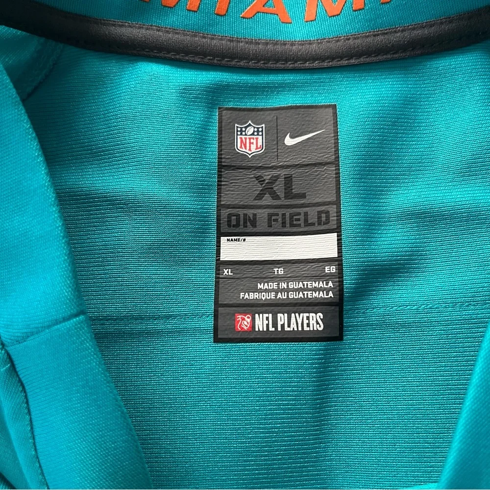 Miami Dolphins NFL Nike 80 Amendola Football‎ Jersey Men's XL Aqua